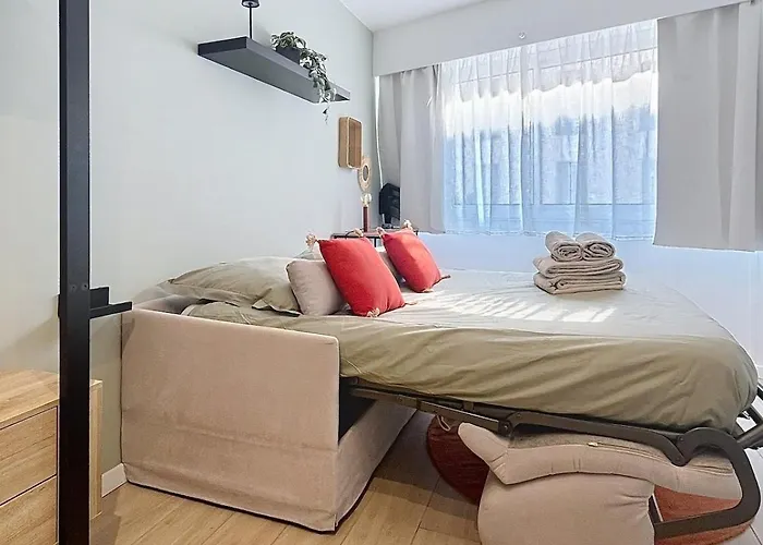 Studio Cosy Climatise Carre D 'Or De Nice